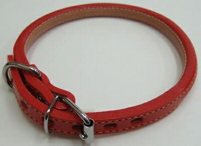 岡野製作所　ON−46　ロール丸首輪＃3赤