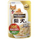 ベストバランス　パウチ　柴犬用　鶏ささみ・緑黄色野菜・キャベツ入り　60g