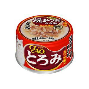 いなば　CIAO　とろみ　焼かつお　ささみ　かつお節入り　80g