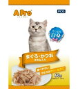 A Pro猫用パウチ まぐろ・かつお ささみ入り60G