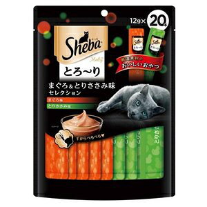 マースジャパン シーバ とろ〜りメルティ まぐろ＆とりささみ味セッション（12g×20本入）