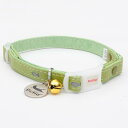 CAT　COLLAR　フィッシュレザーカラー　グリーン