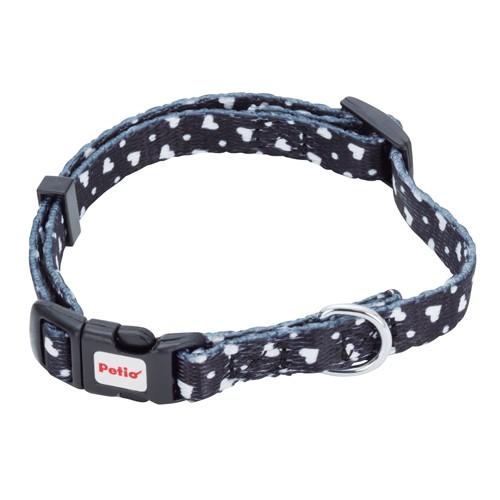 ペティオ Petio ARFashion　ハートドットカラ−　S　ブラック