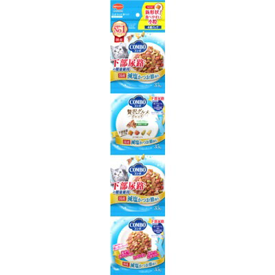 日本ペットフード　コンボ　キャット　連パック　下部尿路の健康維持　減塩かつお節添え　140g(35g×4連)