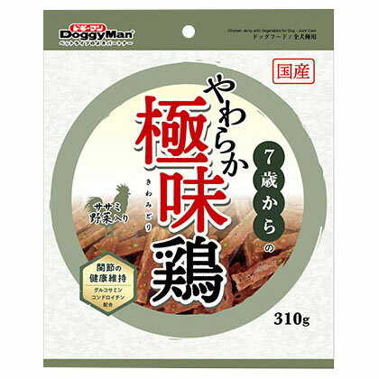 ドギーマンハヤシ 7歳からのやわらか極味 鶏ササミ野菜入り 310g 1