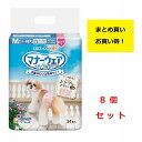 《まとめ買い 8袋セット》ユニチャーム マナーウェア 女の子用 Mサイズ 小〜中型犬用 モーヴピンクドット・ピンクチェック 34枚