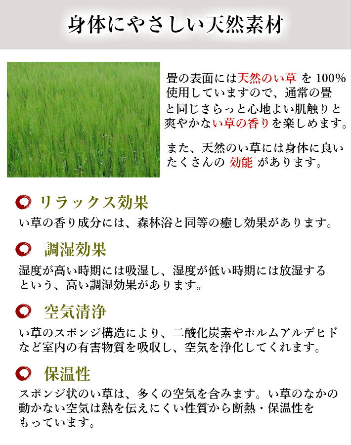 【送料無料】国産 置き畳 琉球畳 88×88cm×厚み15mm(6枚セット)サイズオーダー対応 半帖【置き畳 置き畳み 畳み 縁なし畳 畳 ユニット ユニット畳 畳 88×88 フローリング 敷くだけ マット 縁なし 国産 い草 い草ラグ 高級 送料無料】