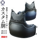 剣道 防具 胴単品 カスタム胴 黒石目・紺石目 翼飾り(胴紐付き)オーダー胴 変わり胴 替胴