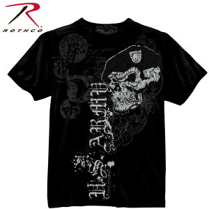 ڥ᡼̵ۥ Rothco  ӥơ  T Black Ink U.S. Army Skull w Beret T-Shirt rothco80415  