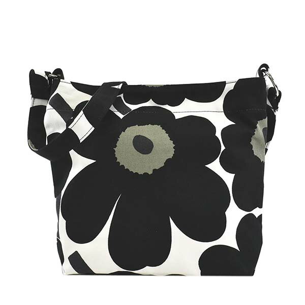 マリメッコ MARIMEKKO バッグ ショルダーバッグ 斜めがけバッグ 斜め掛けバッグ レディース ブランド ブラック 黒 48296