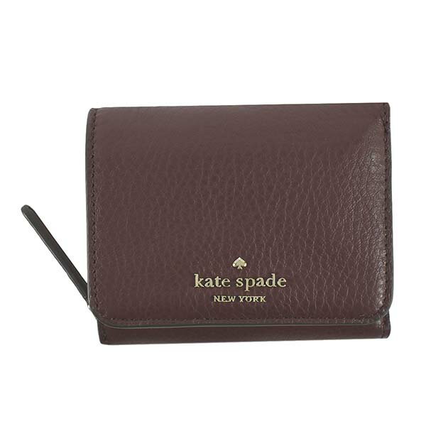 ケイトスペード KATE SPADE F 財布 三つ折り財布 折り財布 レディース ブランド ワインレッド WLRU6328