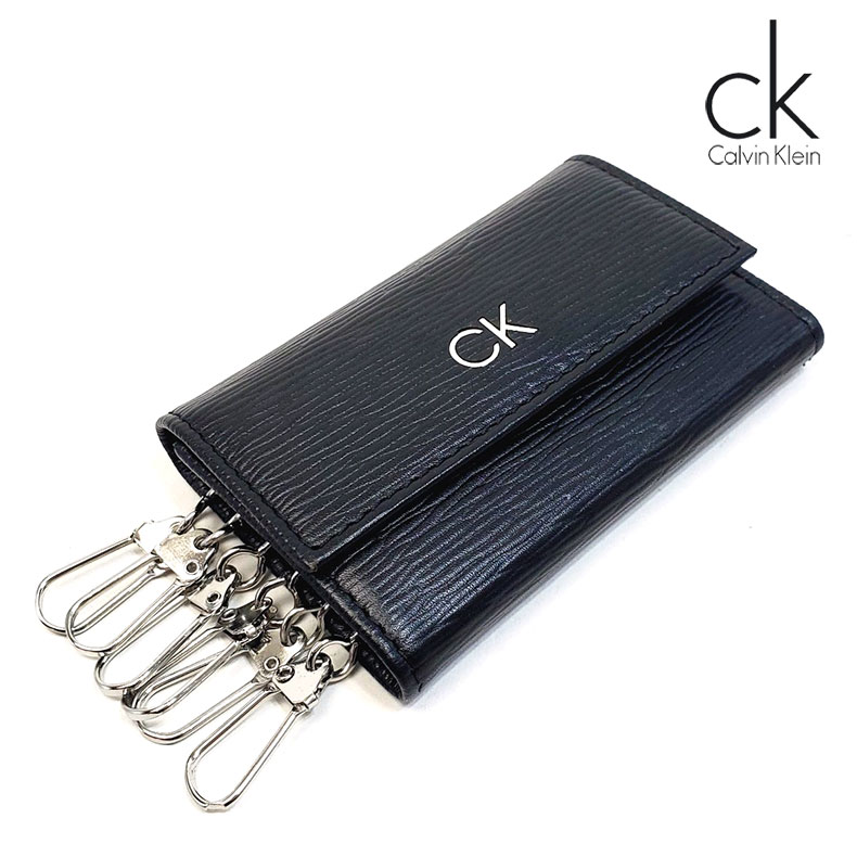 カルバンクライン CALVIN KLEIN CK キーケース ビジネス 海外正規品 プレゼント ギフト 誕生日 クリスマス 贈り物 父の日 ブランド ブラック 31ck170002-bk