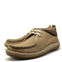 クラークス Clarks スニーカー 紳士靴 デザート チャッカ ブーツ ショート レザー 本革 ヌバック ライトブラウン メンズ cl26110266 彼氏 男性向け ブランド