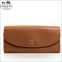 コーチ 財布 レディース アウトレット COACH 長財布 サドル クロスグレイン レザー スリム エンベロープ ブランド レディース f54009imsad あす楽対応【RCP】【はこぽす対応商品】【コンビニ受取対応商品】