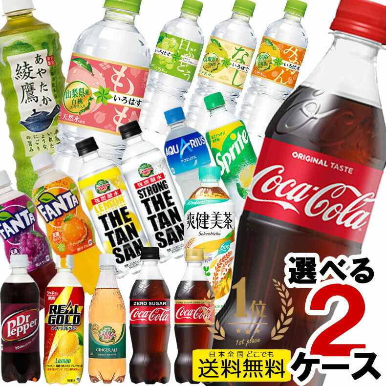 コカ・コーラ社製品 500ml ペットボトル 24本入各種よりどり2箱