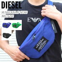 ディーゼル ボディバッグ メンズ ディーゼル DIESEL バッグ ボディバッグ ウエストバッグ ボディーバッグ ヒップバッグ ベルトバッグ ウエストポーチ メンズ ブラック ブルー グリーン ブランド x07276s