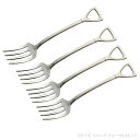 セイラス SALUS スコップ フォーク 4本セット S シャベル 職人 プレゼント カトラリー 食器 おしゃれ ブランド fssal-scoop-fork-s...