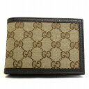 グッチ GUCCI 財布 二つ折り メンズ 新品 未使用 ブラ