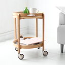 GUDEE グディ キッチンワゴン 2段 キッチンカート サイドテーブル キャスター付き トレー 竹 バンブー 布 Roca-Bath / Bar cart GudeeLife レディース fbb41c888001