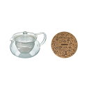 ハリオ HARIO 茶茶急須 丸 CHJMN-45T 4977642093119 耐熱ガラス製急須 お茶 日本茶 中国茶 紅茶 ハーブティー 電子レンジ 450...