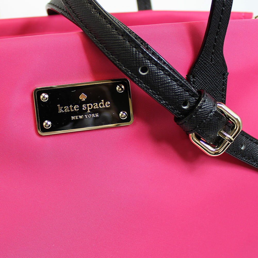 【楽天スーパーSALE特価】ケイトスペード kate spade 2way ハンドバッグ レディース ショルダーバッグ 斜めがけ ナイロン ピンク アウトレット wkru3529-688 女性 彼女 ブランド