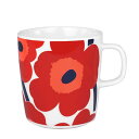 マリメッコ マグカップ ウニッコ 花柄 marimekko コップ レッド 赤 結婚祝い 北欧 デザイン雑貨 食器 ブランド UNIKKO MUG CUP fl8-387-01-6771-9-33 067719 おしゃれ かわいい グラス 新生活 入学祝い 新品 ギフト プレゼント 注目アイテム ギフト