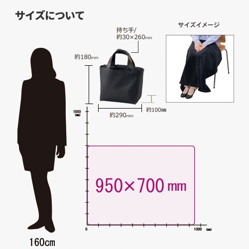 マークレススタイル MARKLESS STYLE クラッシーブランケット PUバッグ付 ひざ掛け シンプル 無地 メンズ レディース コンパクト 防寒 TR-1028 nishino-ya1-10180111 fashion-labo(ファッションラボ) サンプル画像3
