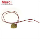 【メール便送料無料】メルシー MERCI アクセサリー チョーカー ネックレス ブレスレット ロゴ ハート me237332
