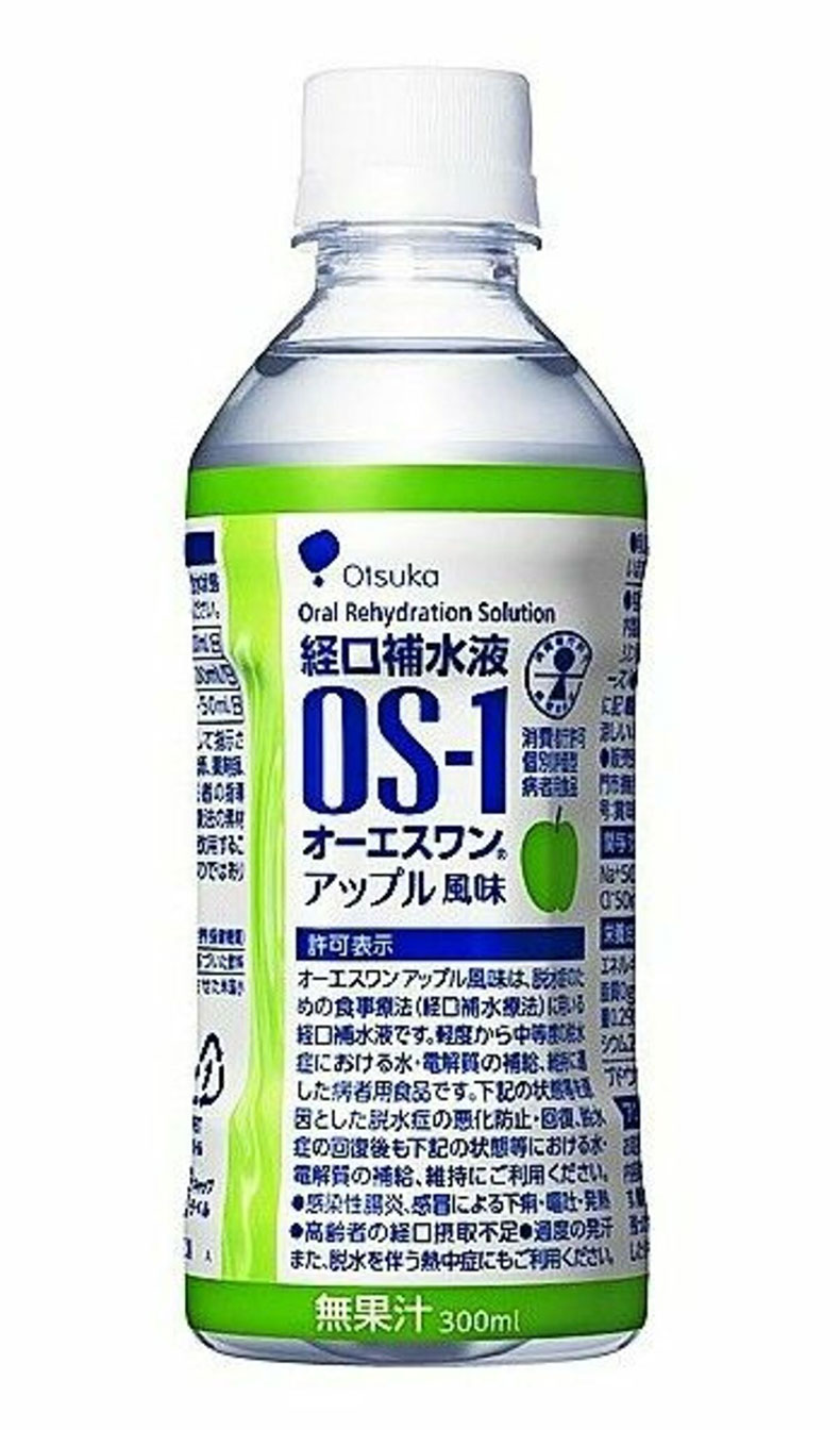 OS-1 オーエスワン os1 OS1 アップル風味 2箱 大塚製薬 otsuka 経口補水液 300mlx24本入=2ケース 熱中症対策 下痢 嘔吐 発熱 経口摂取不足 発汗 脱水状態 乳幼児 高齢者 os-1-300-ap-2ca