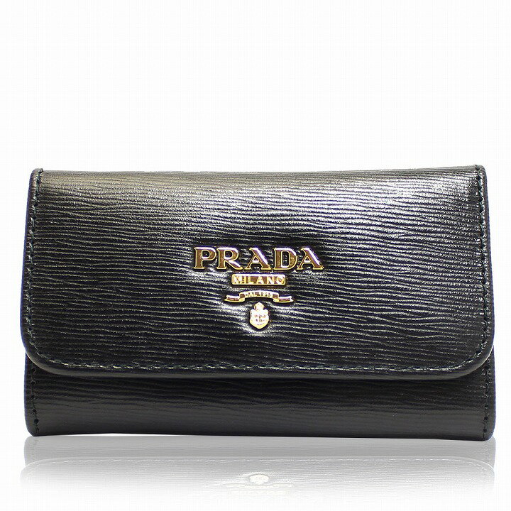プラダ PRADA キーケース 6連 ブラック ブランド レディース アウトレット 1pg222-vimo-nero 2021 女性 彼女 母の日ギフト