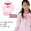 トミーヒルフィガー Tommy Hilfiger ジップ パーカー ロゴアップリケ ガールズ x82218082