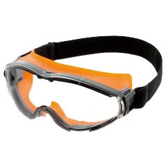 シゲマツ　保護めがね　SP-19F-1　(#78555)　浮遊粉じん・液体飛沫防止・飛来物等(その他一般作業)　[ゴグル形]