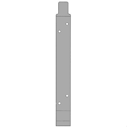 モリタ宮田工業 消火器用1本ブラケット 10型用(長)　BKT10VP1