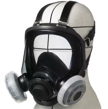 シゲマツ　取替え式防じんマスク（全面形）DR165U2W Mサイズ 【代金引換・後払い決済不可】