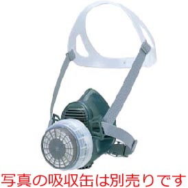 シゲマツ　防毒マスク「直結式小型」半面形　GM70D 【吸収缶は別売りです】【代金引換・後払い決済不可】