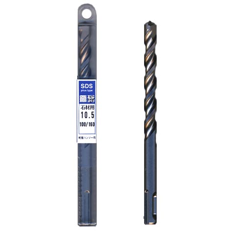 コマドリル　石材用ポイントハンマー (SDS軸type)　PHL type (全長160mm / 有効長100mm)　刃先径　8.0/..