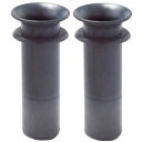 お墓用花立 樹脂中入れツバ付花立 1対(2本)セット 【サイズ】49mm / 59mm / 74mm