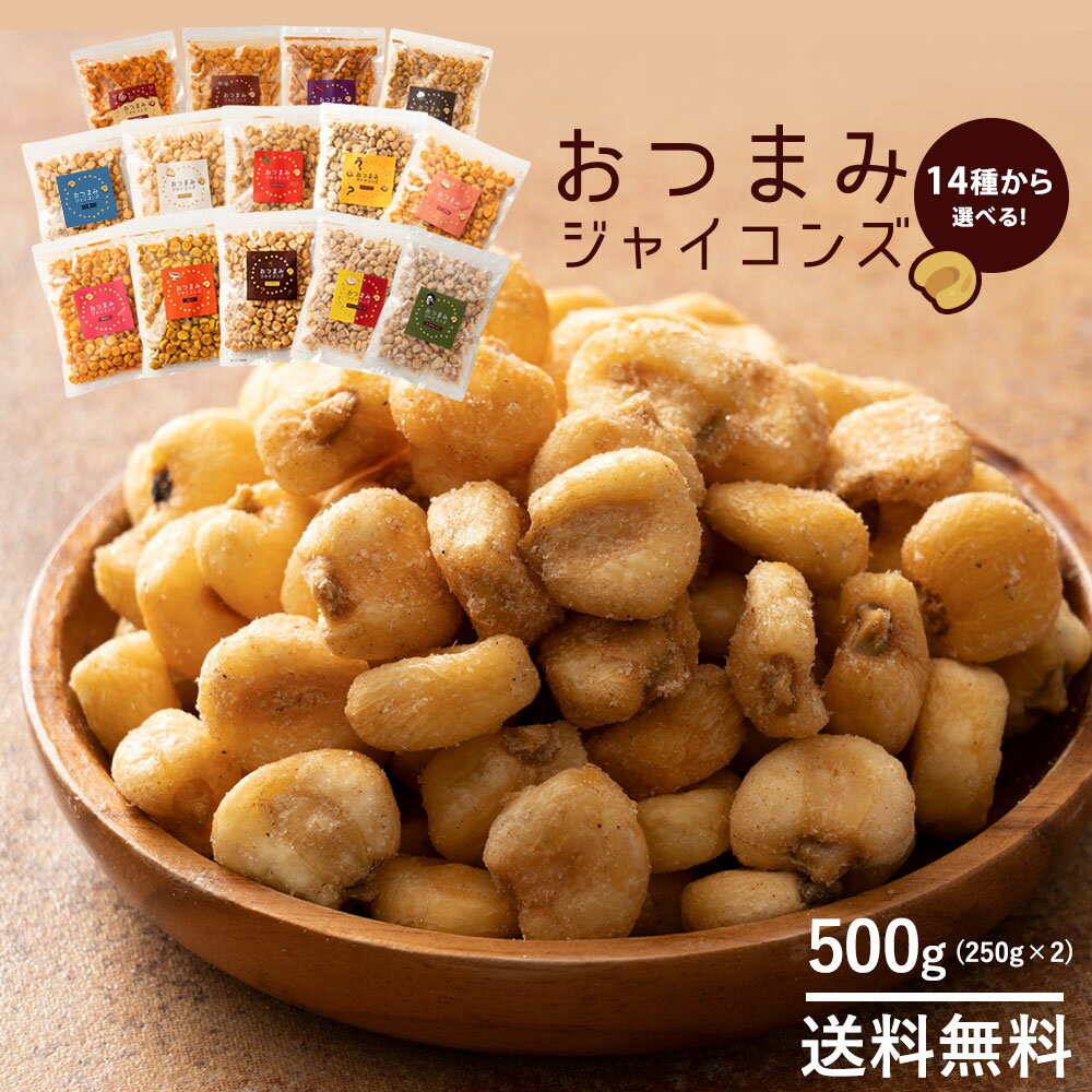 送料無料 ジャイアントコーン 500g（250g×2） 全13種類から選べる おつまみジャイコンズ ジャイコン トウモロコシ スナック お試し 小分け おやつ おつまみ 味つき ザグザグ 食感 ジャイコン ギフト SALE セール