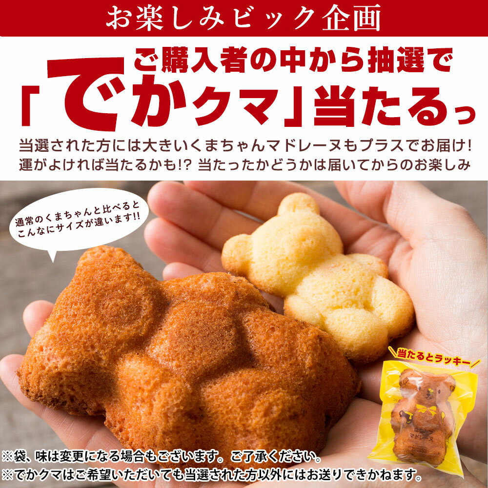 プチギフト 送料無料 スイーツ マドレーヌ くまちゃんマドレーヌ 2箱セット お取り寄せ スイーツ お菓子 ギフト プレゼント かわいい お返し お礼 プチギフト 詰め合わせ 福袋