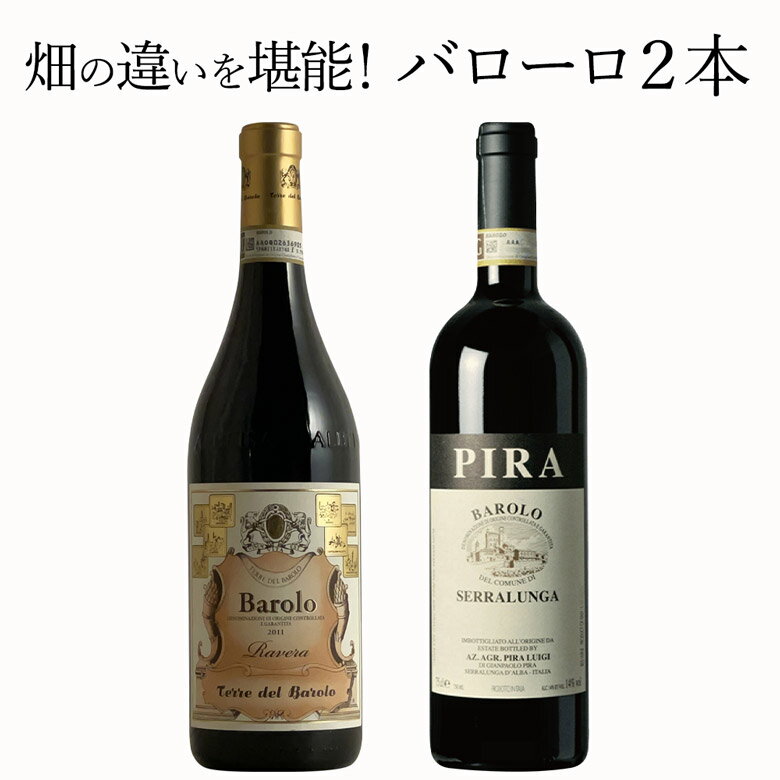 畑にこだわるバローロ　2本セット　単一畑と秀逸畑の奏で合いが体験できる！ ワイン セット wine ギフト 父の日 750ML