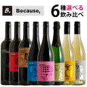 Because, ビコーズ 選べる 6本セット 自由に組み合わせ ワイン セット wine ギフト 母の日 750ML