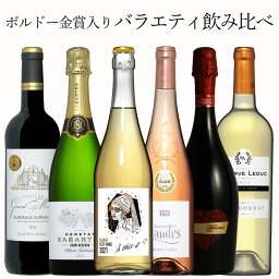 ボルドーと近郊エリア飲み比べ すべて金賞 6本 ワイン セット wine ギフト 母の日 750ML