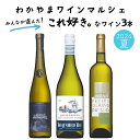 わかやまワインマルシェ 皆が選んだ 「これ、好き。」 なワイン3本セット 白ワイン ワイン セット wine ギフト 御中元 750ML