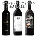 大人気品種 カベルネ・ソーヴィニヨン 飲み比べ 3本 赤ワイン ワイン セット 赤 ワインセット ギフト 母の日 750ML