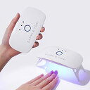 DANNI&TONI10W ジェルネイルライト レジン硬化用 UV LED ランプ 3段階タイマー機能 ミニ コンパクト 薄型 軽量折りたたみ式 ネイルシールランプ レジンジェルネイルライト ホワイト 1個