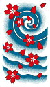 祭化粧 R228 桜吹雪2(17.5cm x 10cm)