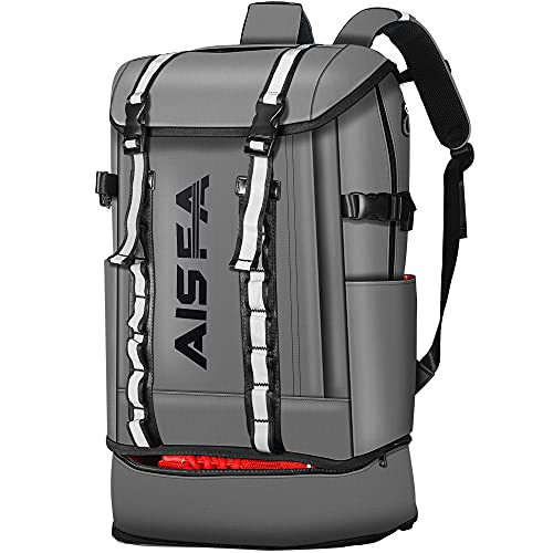 楽天nishiya studio[AISFA] リュックメンズ リュックサック バックパック スクエア 30L 防水15.6インチ PC ビジネス ラップトップバック USB充電ポート付き アウトドア旅行 防災 通勤 靴/弁当収納
