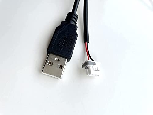 車載Wi-Fi DCT-WR100D用 USB電源ケーブル carrozzeria純正同等部品 (コネクタ) 使用! USBケーブル使用なので車内wifi モバイルバッテリーで駆動 (50cm)