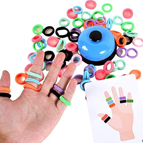 sac taske ボードゲーム リングディング テーブルゲーム 指遊び カードゲーム 早押しボタン (ゴム 80個セット)