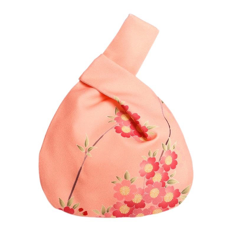 楽天nishiya studio[Rosesky] 巾着バッグ レディース 和装バッグ 花柄 巾着袋 ハンドバッグ ミニ 和風小物入れ バック 手持ちポーチ 小銭入れ 浴衣用 和柄 花火大会 七五三 女の子 夏祭り お正月に 卒業式 お祭り